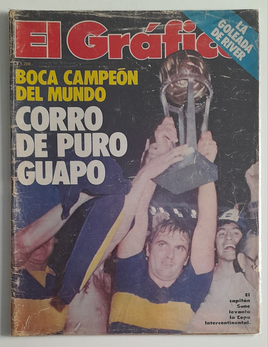 Revista El Grafico 3070 Boca Campeon Del Mundo 1977!!