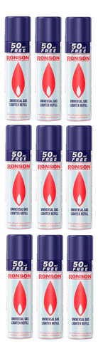 Pack X9 Gas Butano Ronson 300ml - Lireke