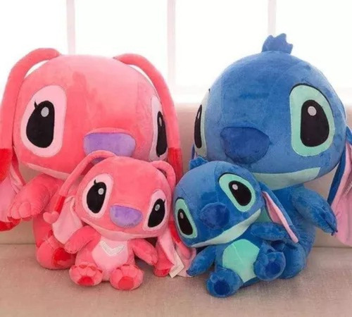Peluche Stitch 60 Cm Felpa Lilo & Stitch Color Azul