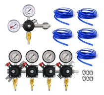 Comprar Regulador De Co2 Talos Primario + 4 Secundarios + Manguera
