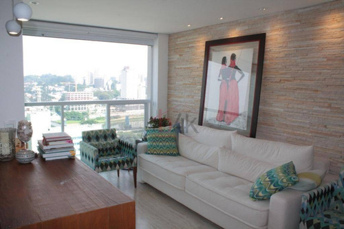 Apartamento Mobiliado Para Locação No Home Design Brooklin. Rua Professor José Leite E Oiticica, 434. - Ap4792