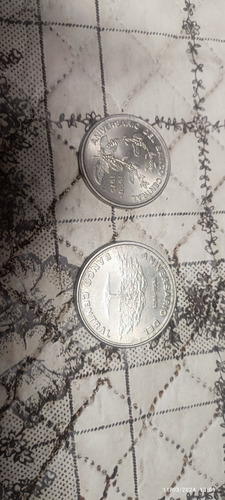 Monedas Del Aniversario Banco Central De Costa  Rica 