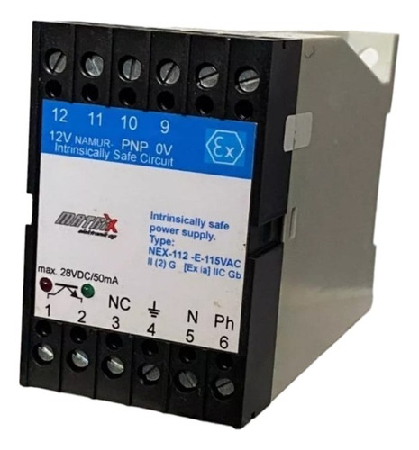 Iintrinsically Safe Power Supply Nex-112-e-115vac