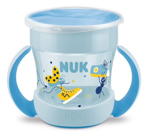 Copo Mini Magic Cup Evolution 360 Azul (+8m) 160ml - Nuk