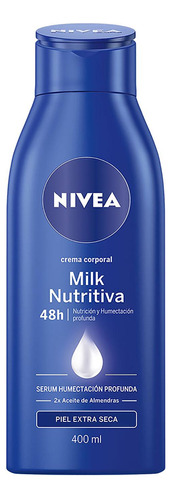 Nivea Crema Corporal Milk Nutritiva 400 - mL a $79