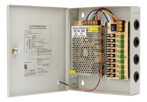 Haili Caja De Fuente De Alimentacin Distribuida Con Puerto D