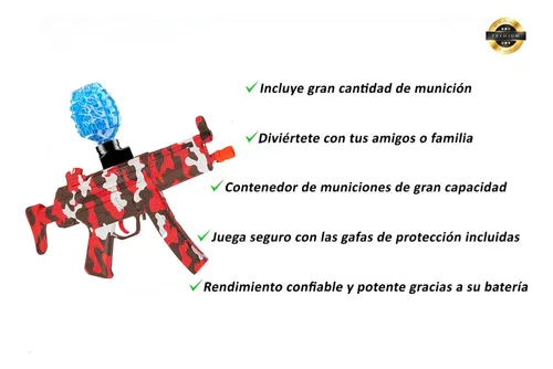 Metralladora Bolas Hidro Gel Juguete Elige M416 O Mp7 O Mp5