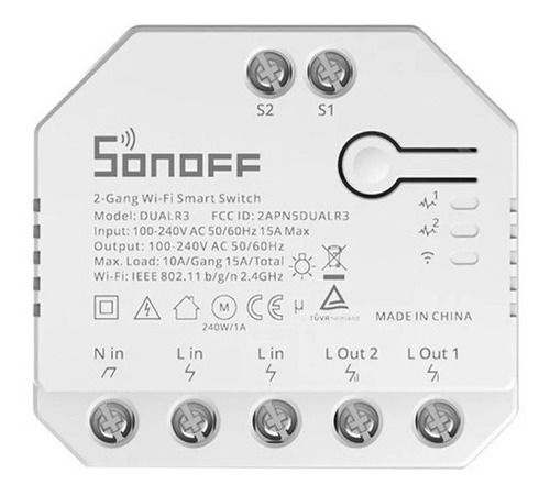 Imagem 4 de 7 de Sonoff Dual R3 Interruptor Smart Wifi Alexa E Google Home