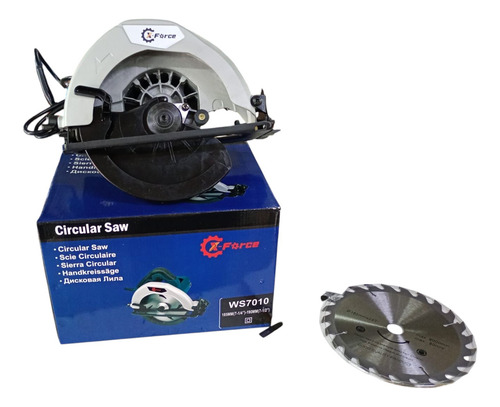 Cierra Circular Electrica 7 1/2 + Disco De Corte 24 T