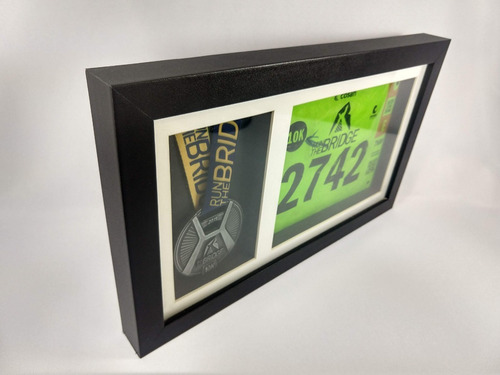 Quadro / Moldura Portamedalha - Foto E Medalha Horizontal