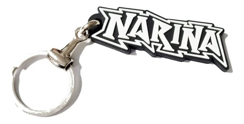 Imagem 1 de 1 de Chaveiro Personalizado Narina Animal Borracha