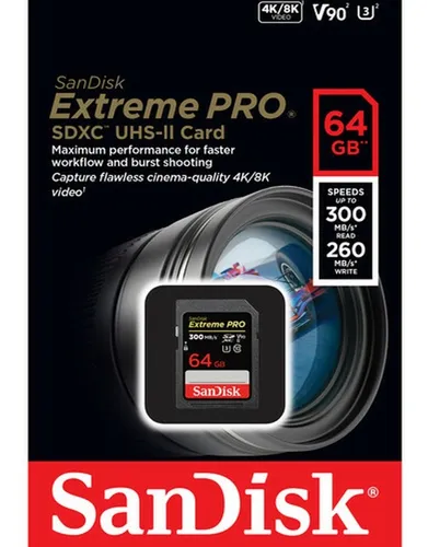 Sandisk extreme hotsell pro 300mbs