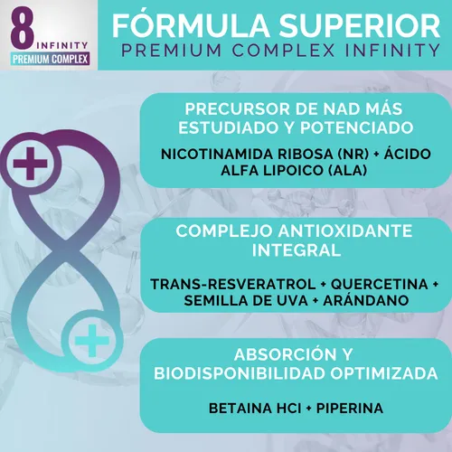 Oby Nad+ Resveratrol Potenciado 8 Ingredientes: Nr Nicotinamida Ribosa, Resveratrol, Acido Alfa Lipoico, Betaina, Quercetina, Piperina, Uva, Arandano | Precursor Nad Nmn Infinity 100% Vegano 30 Dias