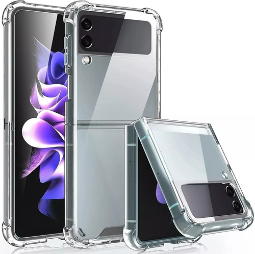 Funda Mobo Para Samsung Galaxy Z Flip 4 5g Case Transparente