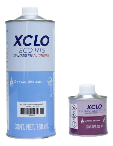 Sherwin W. Kit Rts Transparente Eco + Endurecedor Automotriz