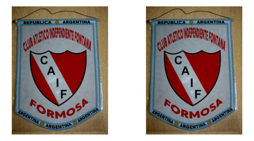 Banderin Grande 40cm Independiente Fontana Formosa