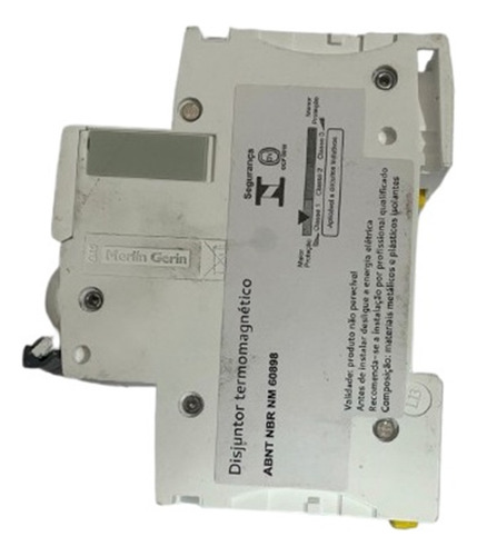 Disjuntor Bipolar/2 Polos Curva D 6a 400v - Schneider Ic60n
