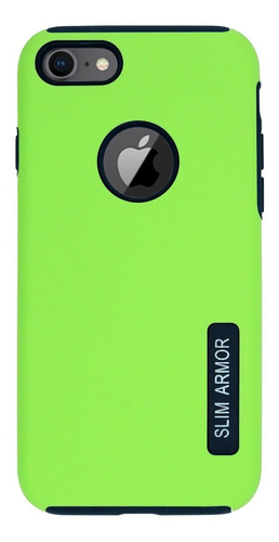 Funda Uso Rudo New Case Para iPhone 7/8 Mas Vidrio Templado