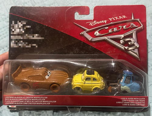 Cars 3 Chester Whipplefilter 2 Pack Mcqueen As Chester Whippelfilter Rojo