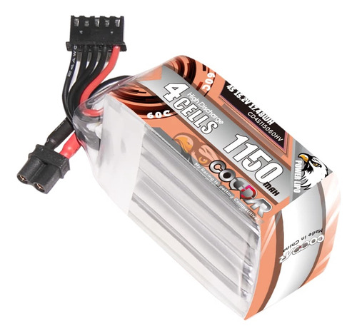 Coddar Batería Lipo De  Mah 4s 15.2 V 50c Hv Con Conector .