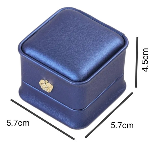 Estuche Caja De Lujo Para Anillo De Boda Compromiso Novia