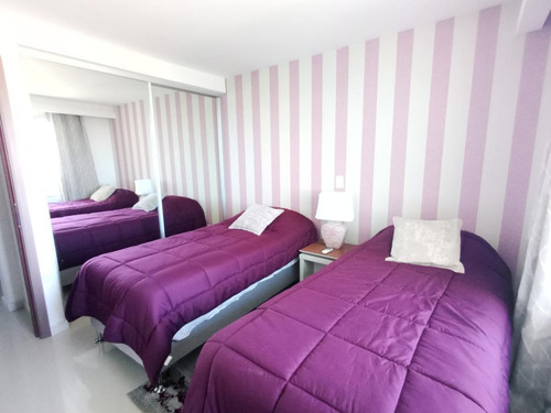 Apto ,vista Al Mar, 3 Dormitorios, Parrillero, Amenities, Playa Brava