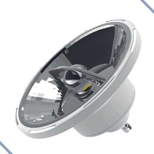 Kit 2 Lâmpada Led Ar111 Luz Quente Forte Ângulo Fechado 10° Cor da luz 2700K (Branco-Quente) 127/220V