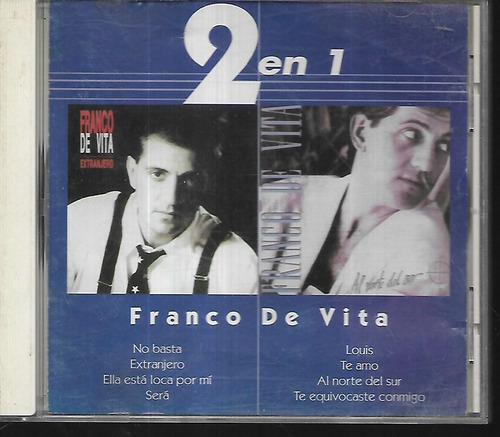 Franco De Vita Album 2 En 1 Sello Columbia Mexico Cd