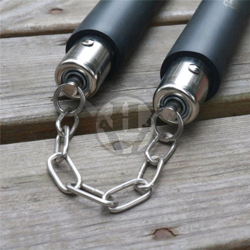Imagen 5 de 7 de Nunchaku De Entrenamiento Cubierto De Goma No Lastima Dragon