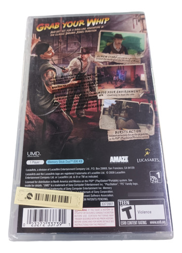 Indiana Jones And The Staff Of Kings - Lucas Arts - Psp