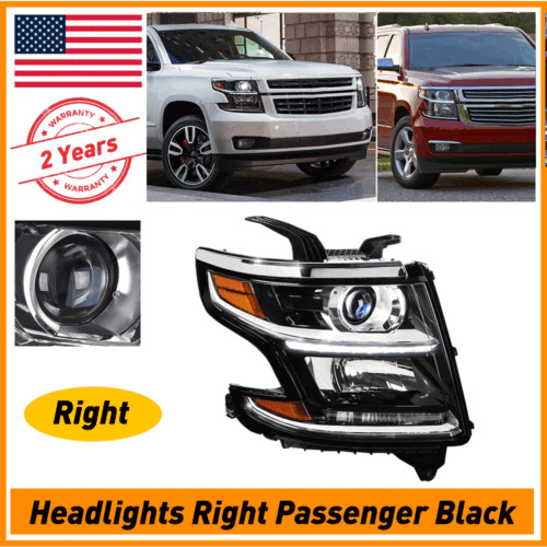 For 2015-2020 Chevrolet Tahoe Suburban Headlight Right B Aab