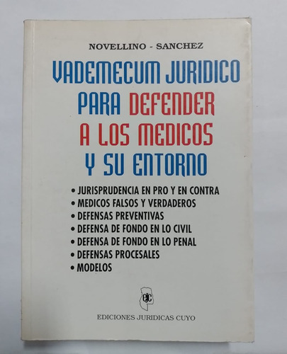 Vademecun Juridico Para Defender A Los Medicos Y Su Entorno