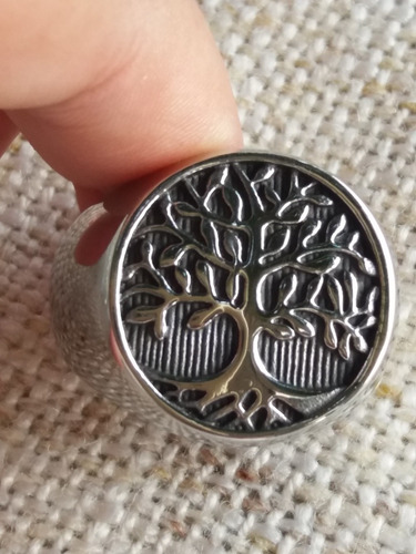 Anel Árvore Da Vida Aço 316l