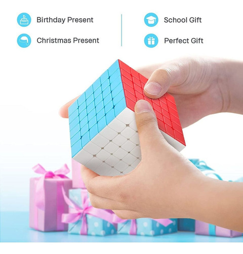 Imagen 5 de 10 de Cubo Magico Rubik Moyu Meilong 6x6x6 Rapido Profesional