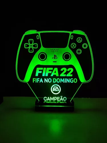 Luminária Ou Troféu Free Fire Personalizado Com Led 15x15cm