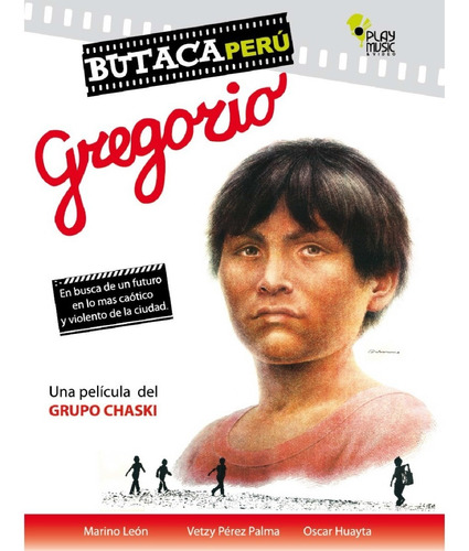 Gregorio Dvd Original Película Peruana Butaca Perú