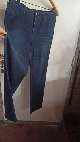 Pantalon Jean Recto Gatopardo 46 Cede Poco 2%elastano Tiro M (Usado)