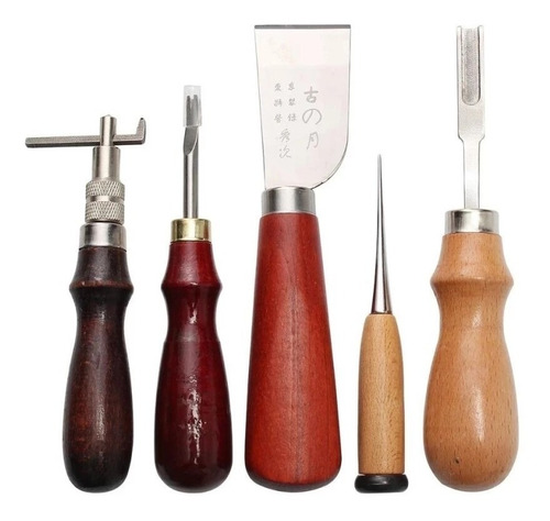 Imagen 4 de 11 de Kit Herramientas Artesanía De Cuero Punch 57 Piezas