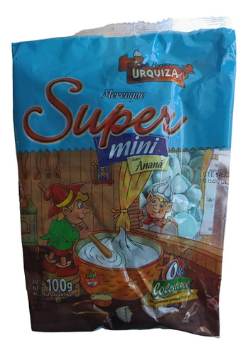 Super Mini Merenguitos Celeste X 100 Grs