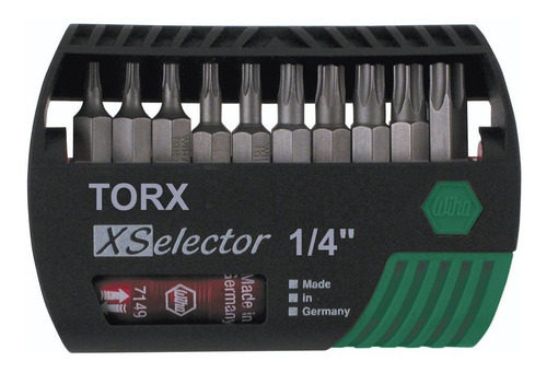 79445   De Puntas Xselector Con Puntas Torx Y Soporte D...