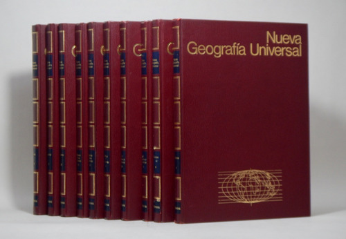 Nueva Geografía Universal Ediciones Ibc 10 Tomos 1980 Af5