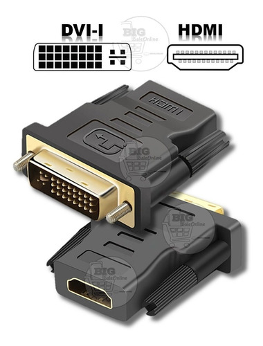 Adaptador Cable Dvi A Hdmi 24+5 Placas De Video Y Monitores