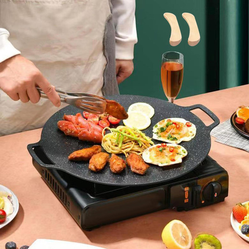 Compatible Sartén De Parrilla Coreana Barbacoa De Barbacoa