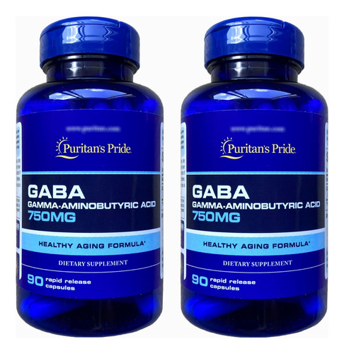 Gaba 750 Mg Gamma Amino 180caps - Unidad a $556