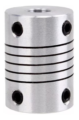 Acoplamento Flexivel Cnc Motor Passo Eixo 6x 10mm Fuso