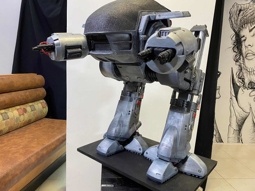 Ed 209 Robocop Neca 1/4 Custom (70cm) Leia O Anúncio (Recondicionado)
