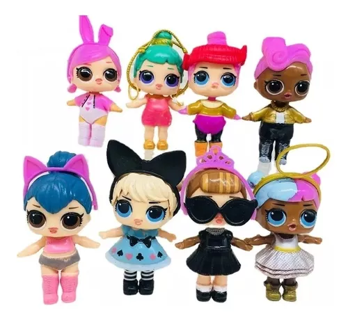 8 Pçs/lote 9 Cm Lol Boneca Kawaii Crianças Brinquedos Anime