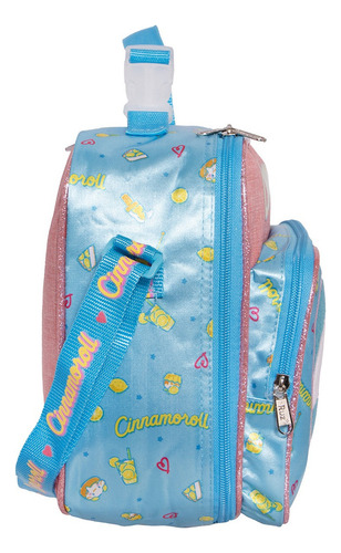 Kit Mochila Cinnamoroll Lonchera Lap Original Primaria Juv Rosa Rosa