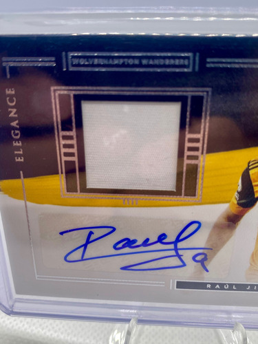 Tarjeta Raúl Jiménez Autógrafo/jersey Original 83/99 Invest (Usado)