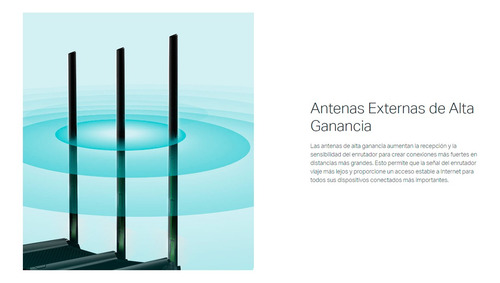 Router Wifi Tplink Ac1350 450mbps 9dbi Rompemuros Real Oy